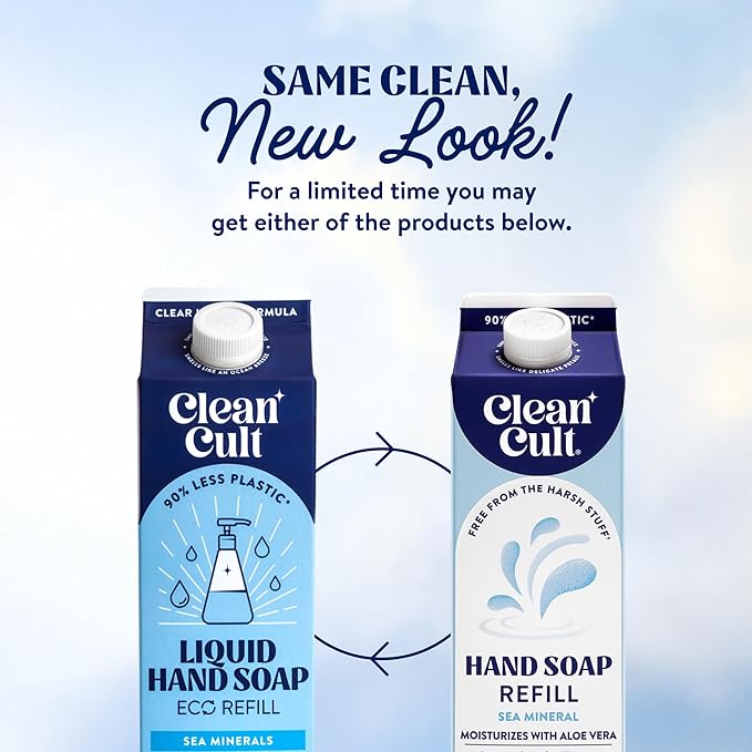 Cleancult - Liquid Hand Soap Refills - Sea Minerals - Gentle On Sensitive Skin - Image 7