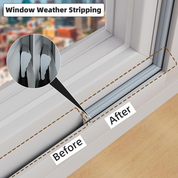 3 Pack*16.4 Ft Weather Stripping Seal Strip - Image 5