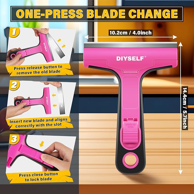 DIYSELF 1 Pack Razor Blade Scraper - Image 5