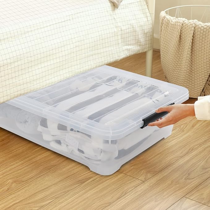 40 Quarts Under Bed Storage Boxes - Image 4