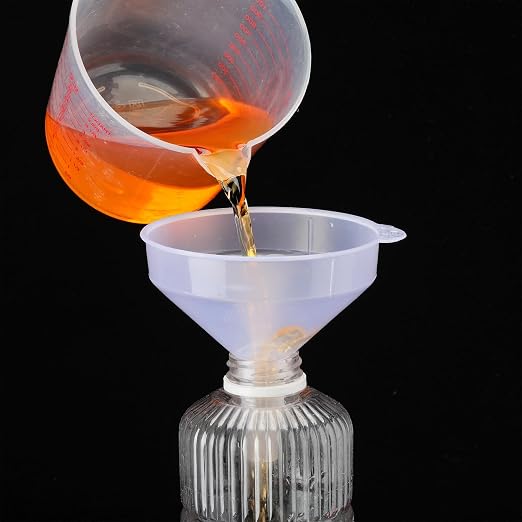 Honeydak 18 Pieces Multi-Purpose Plastic Funnels 4.7 Inch Wide Mouth Funnels - Image 5