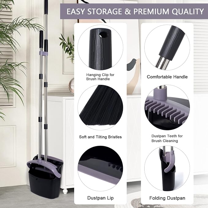 Broom and Dustpan Set, Dustpans - Image 4