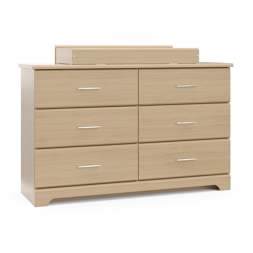 Storkcraft Brookside 6 Drawer Dresser, Driftwood
