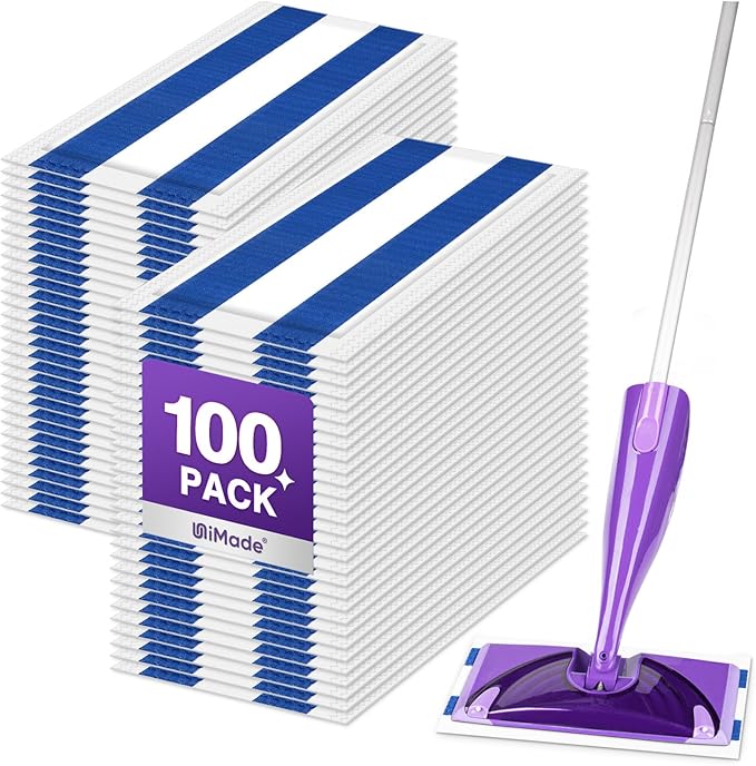 100 Count Mop Pad Refill Compatible by Unimade