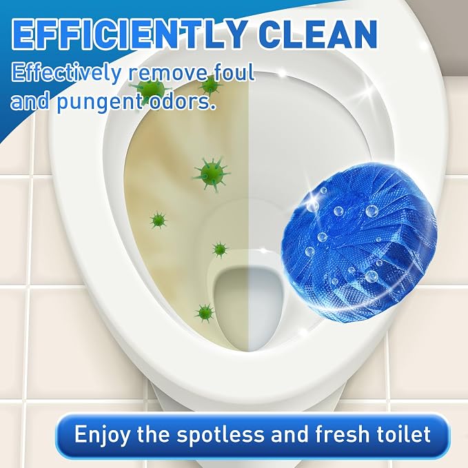 Qualirey 100 Pack Automatic Toilet Cleaner Tablets Toilet Bowl Long Lasting - Image 5