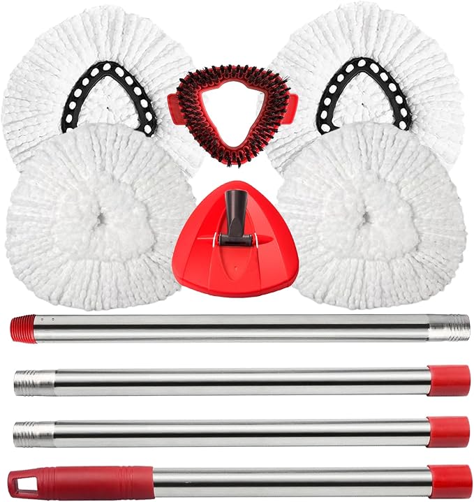 Spin Mop Replacement Head Mop Replace Head Compatible by Fazlynyi