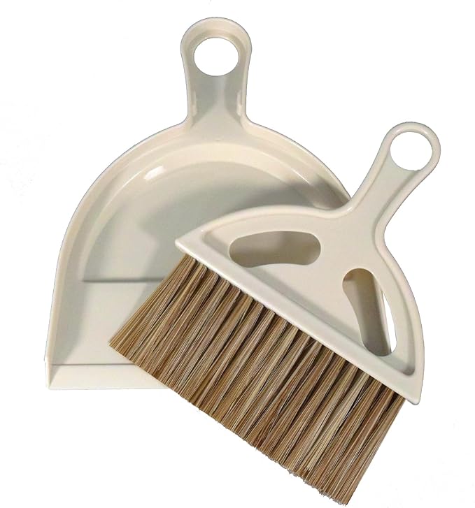 Mini Broom and Dustpan Set Hand Broom by BSMstonehouseholdsupplies