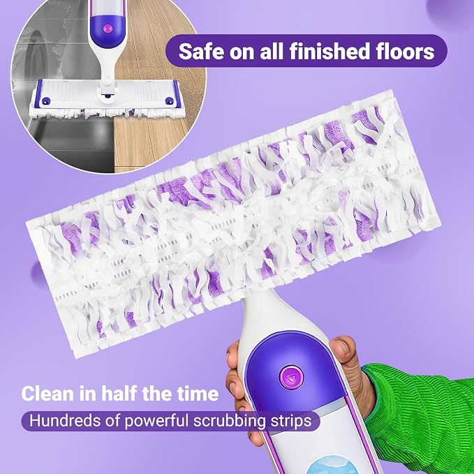 54 Count Disposable mop Pads Refills Compatible - Image 2