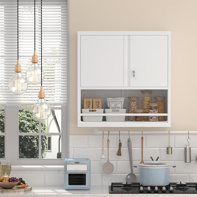Metal Wall Storage Cabinet, Steel Storage Cabinets - Image 2