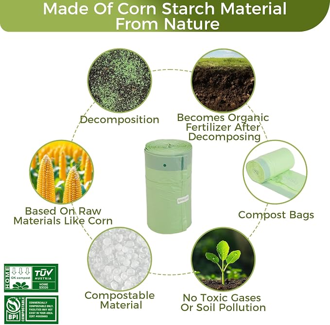 13 Gallon Compostable Trash Bags - Image 6