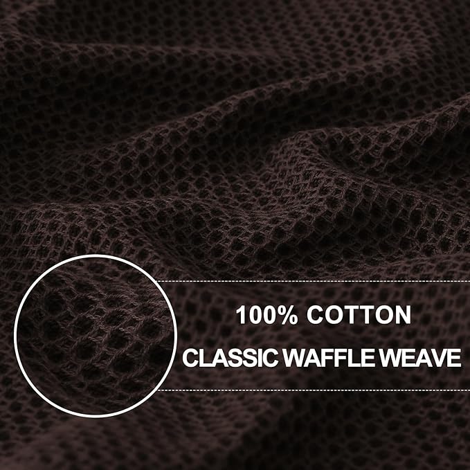 Homaxy 100% Cotton Waffle Weave Kitchen Dish Towels, Ultra Soft Absorbent Quick - Image 2