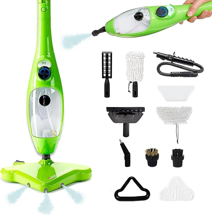 H2O X5 Steam Mop 5-in-1 DualBlast and Handheld Steamer Cleaner by H2O