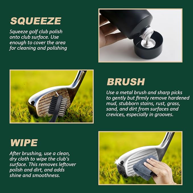 Golf Club Cleaning Kit 3-in-1 - Image 3