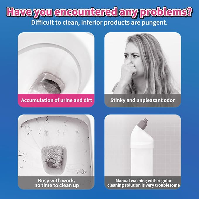Automatic Toilet Bowl Cleaner Tablets, Prevents Stains & Odor, Safe - Image 4