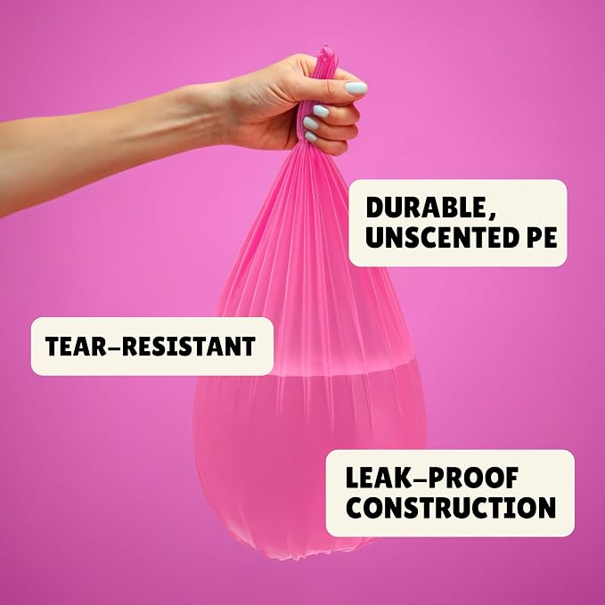 FORID Small Trash Bags 1.2 Gallon Colored - Image 3