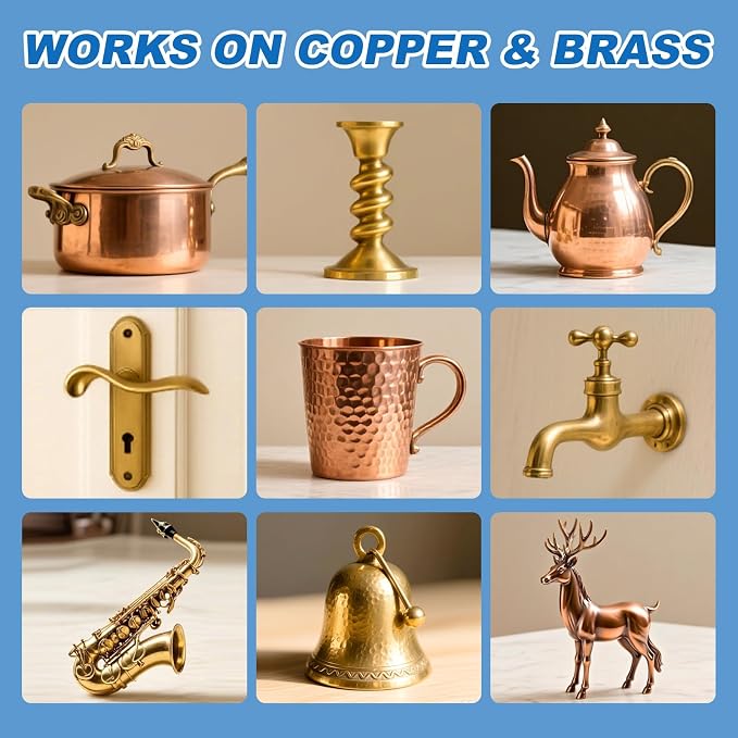 Copper & Brass Cleaner and Polish – 17.6 Oz Gentle Copper Polishing Cream - Image 5