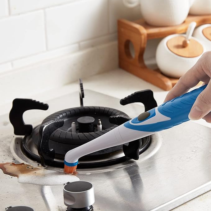 Electric Brush with 4-in-1 Multiple Brush Heads, Cordless Motorized Cleaning - Image 6
