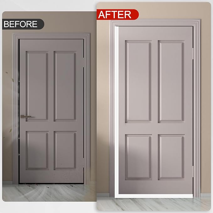 MYFAMIREA Door Weather Stripping 3IN x 20FT Door Draft Stopper Seal Tape - Image 6
