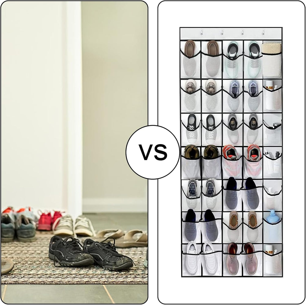 GAOHAN 35 Large Pockets Over Door Shoe Storage Organiser Wardrobe Shoe Rack M...