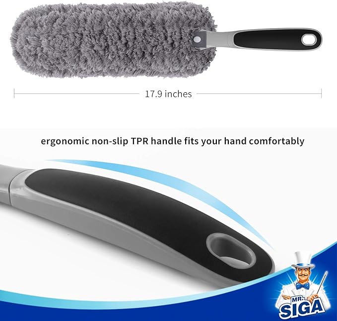 MR.SIGA Lint Free Microfiber Duster, Washable Duster - Image 3