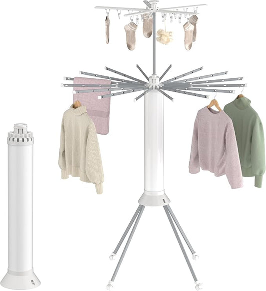 4-Legged Clothes Drying Rack, Portable Dryer Rack by SUNOUTLY