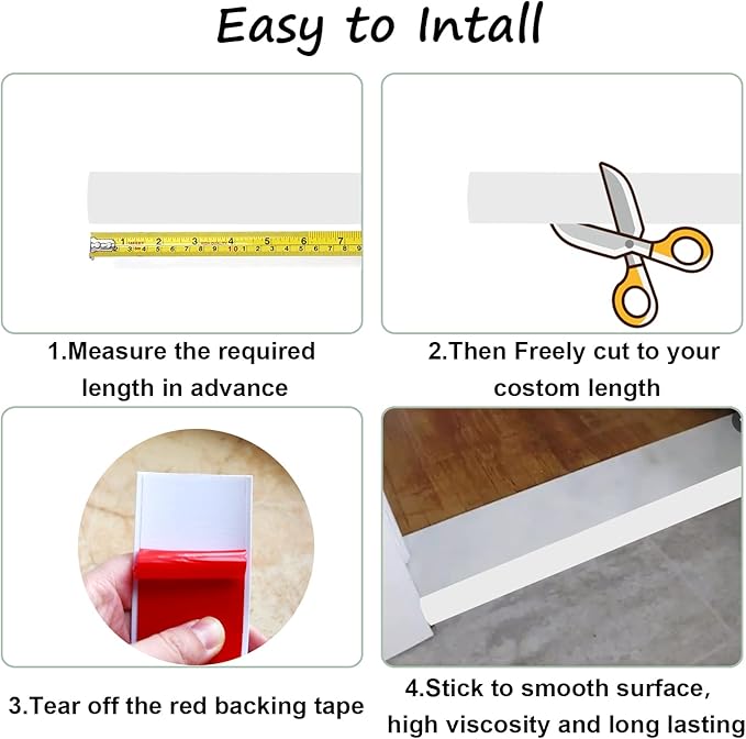 Floor Transition Strip & Self Adhesive Floor Vinyl Floor Edge Trim Laminate - Image 2