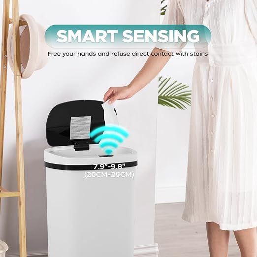 Automatic Motion Sensor Bathroom Trash Can - Image 3