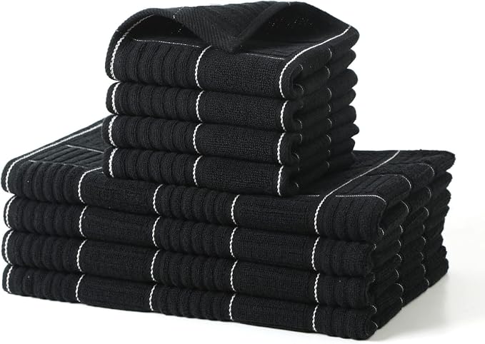 Glynniss Kitchen Towels and Dishcloths Set, Absorbent Dish Towels and Dish by Glynniss
