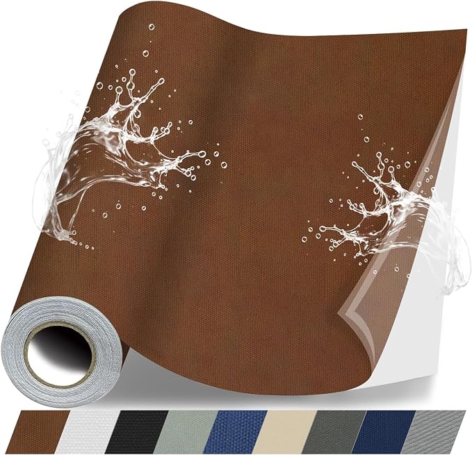 Fabric Repair Patches, 17X158 Inch Canvas Self-Adhesive Fabric Patches Tape by Lifeshoon