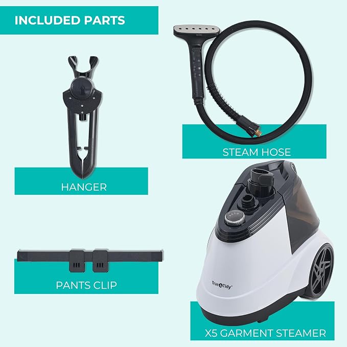 True & Tidy® Commercial Garment Steamer – Heavy Duty 1800W - Image 8