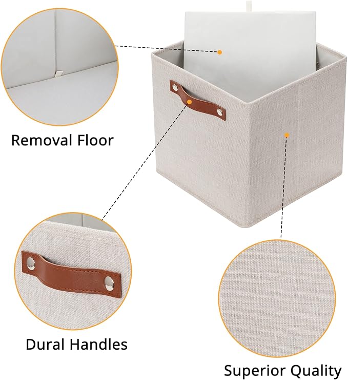 DULLEMELO 12inch Cube Storage Baskets - Image 9