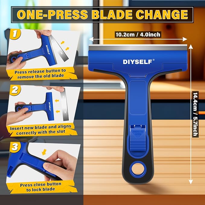 DIYSELF 1 Pack Razor Blade Scraper - Image 5