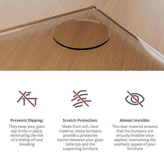 X-Protector Glass Table Top Bumpers - Image 3