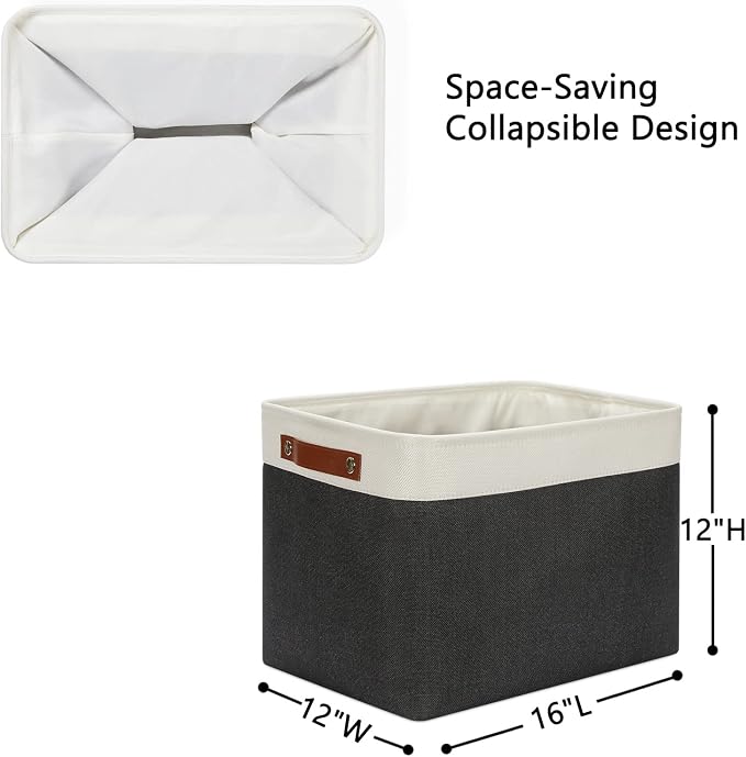 DULLEMELO Storage Bins Large-16"x12"x12" - Image 3