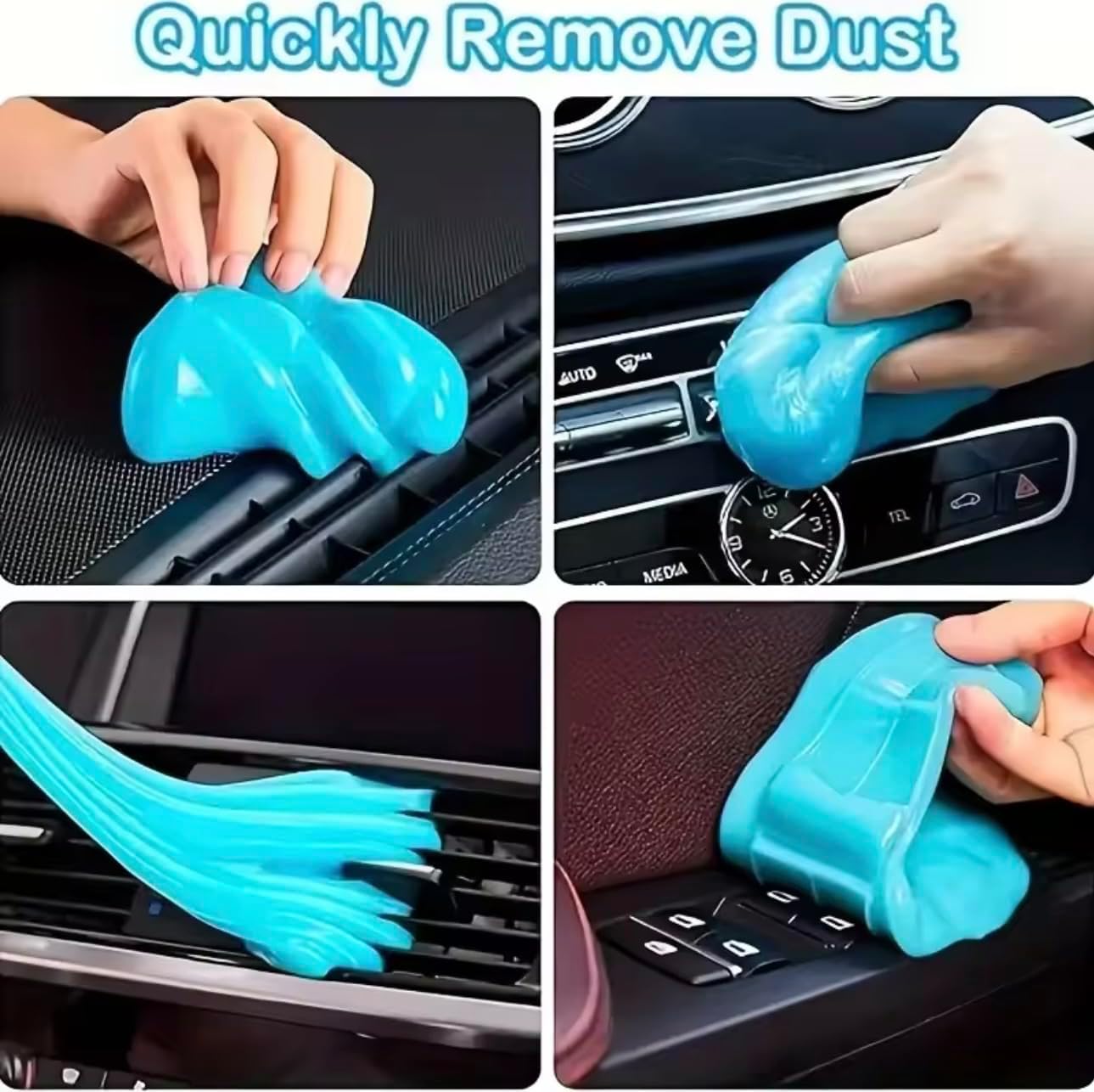 Keyboard Cleaning Gel for Laptop, Car Interior, Dust Cleaner Putty for Electronics, Reusable Cleaning Slime (70g)