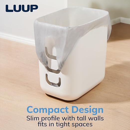 STORi Luup Bathroom Wastebasket, Secure Grocery Bags, Plastic Garbage Container - Image 9