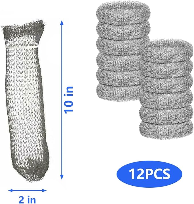 Stainless Steel Lint Traps for Washing Machine Drain Hose – Mesh Filter - Image 2