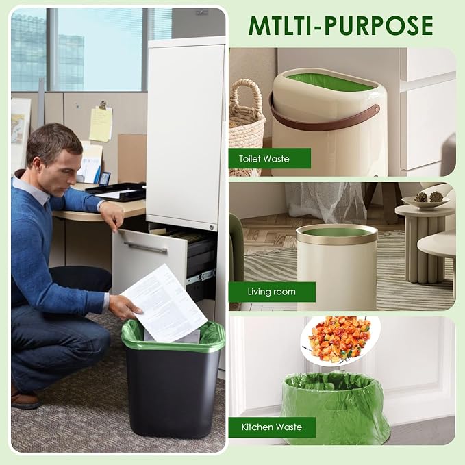 3 Gallon Compostable Trash Bags - Image 5