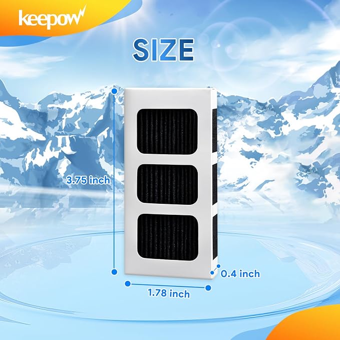 KEEPOW Paultra2 Refrigerator Air Filter Compatible - Image 8