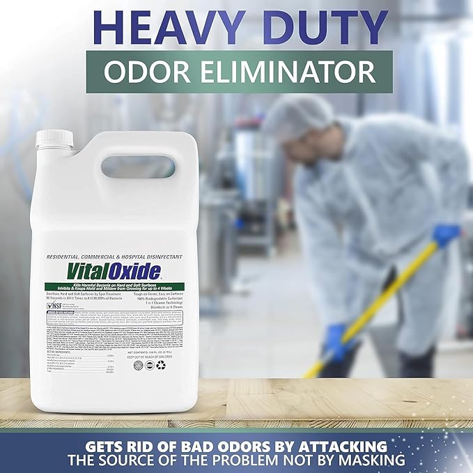 Vital Oxide Disinfectant, Deodorizer, Food-Contact Sanitizer, Virucide – – - Image 6