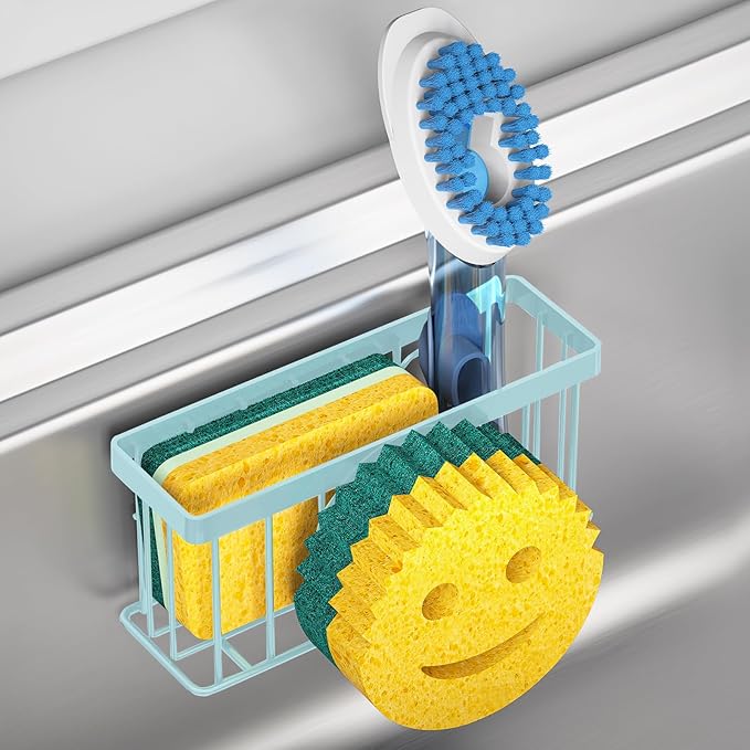 Sponge Holder Smiley Face, Sink Caddy by MURLONG