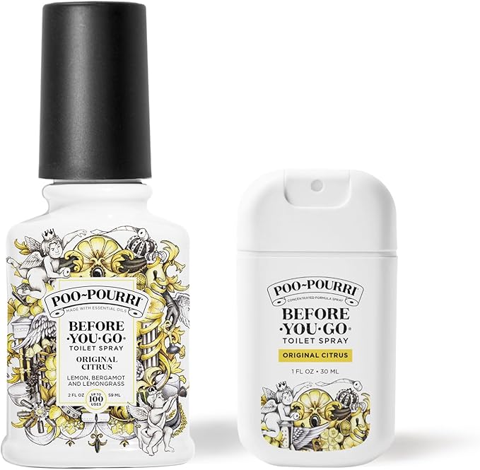 Poo-Pourri Before-you-Go Toilet Spray Bundle, Original Citrus 2 Fl Oz and by %7EPourri