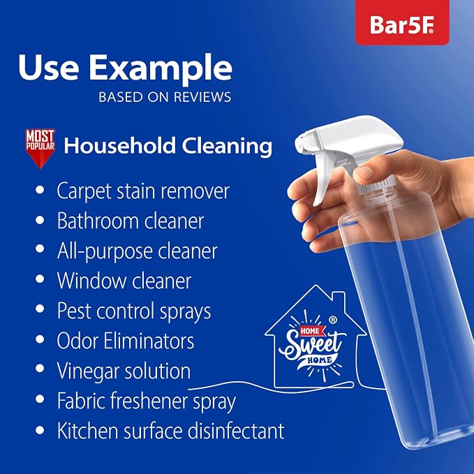 Bar5F Plastic Spray Bottles - Image 3