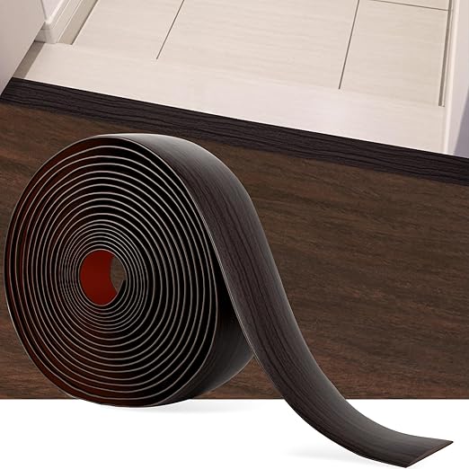 20Ft Floor Transition Strip Self Adhesive Vinyl Cover Floor Strip Flat Divider by MYFAMIREA