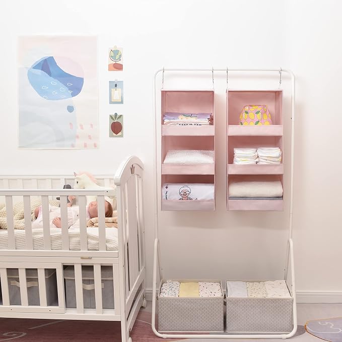GRANNY SAYS 3 Shelf Hanging Closet Organizers and Storage, Collapsible Closet - Image 2