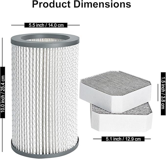 3 Pack Air Replacement Filters Set Compatible - Image 7