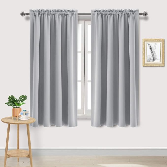 DWCN Blackout Curtains Room Darkening Thermal Insulated Bedroom Curtains Window by DWCN