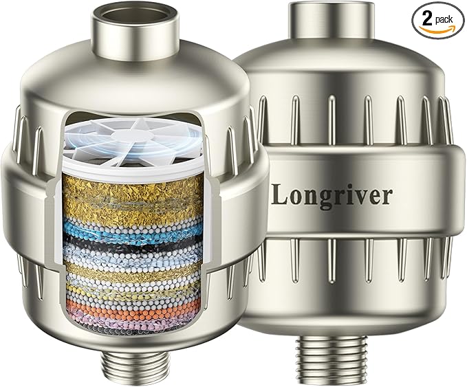 R7 Shower Filter High Put Shower Water Filter by DesignedforaSpa-LikeShower