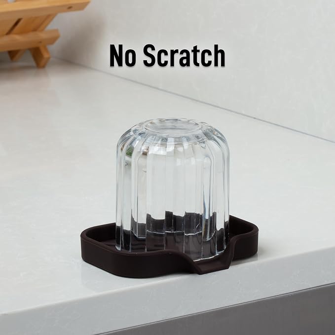 Zulay Kitchen Small Silicone Sponge Holder – Space-Saving Sink Organizer Tray - Image 7