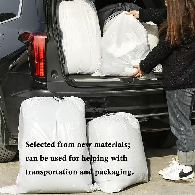 Ultra thick heavy duty Plastic 16 gallon no tear open drawstring trash bags - Image 7